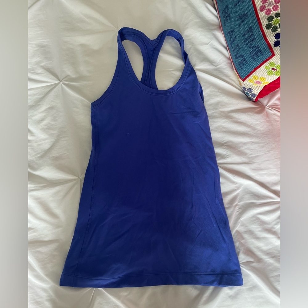 Cobalt blue Lululemon tank